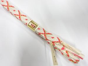 未使用品　正絹　手組帯締め